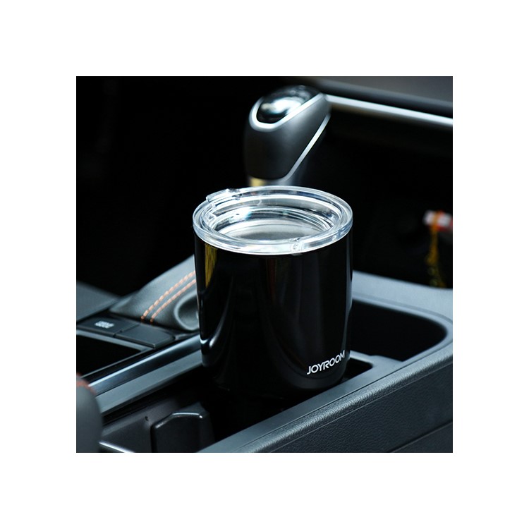 JOYROOM CY156 650ML Double Wall Vacuum Insulated Tumbler Car Cup Water Coffee Mug - Black-1