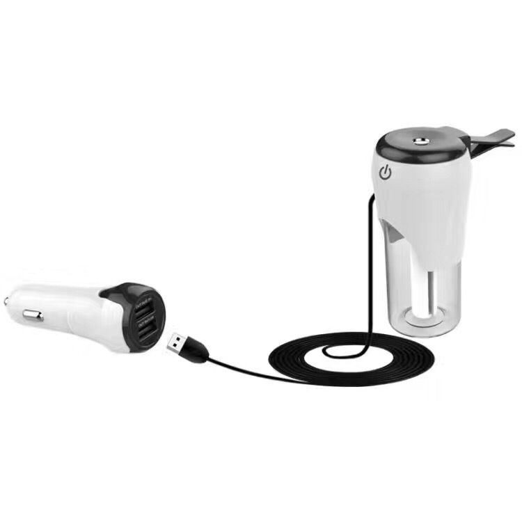 BC20 50ML Car Humidifier Air Humidifier Dual USB Port USB Charger Car Kit - Black-7