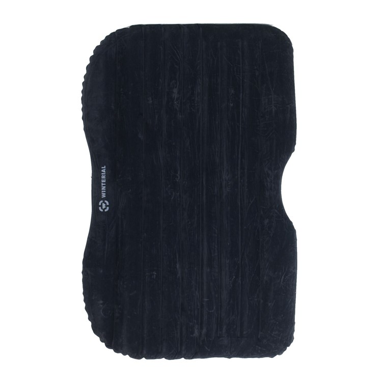 Car Travel Inflatable Mattress Air Bed Cushion Camping SUV Extended Air Couch with Two Pillows - Black-3