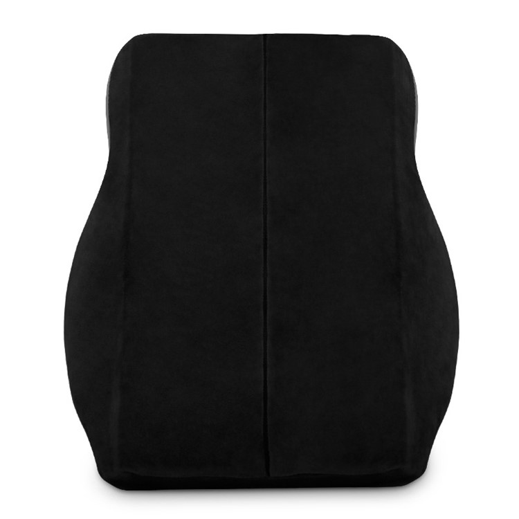 UK Flag Memory Foam Auto Car Seat Cushion Lumbar Pillow Back Waist Support - Red / Black-3