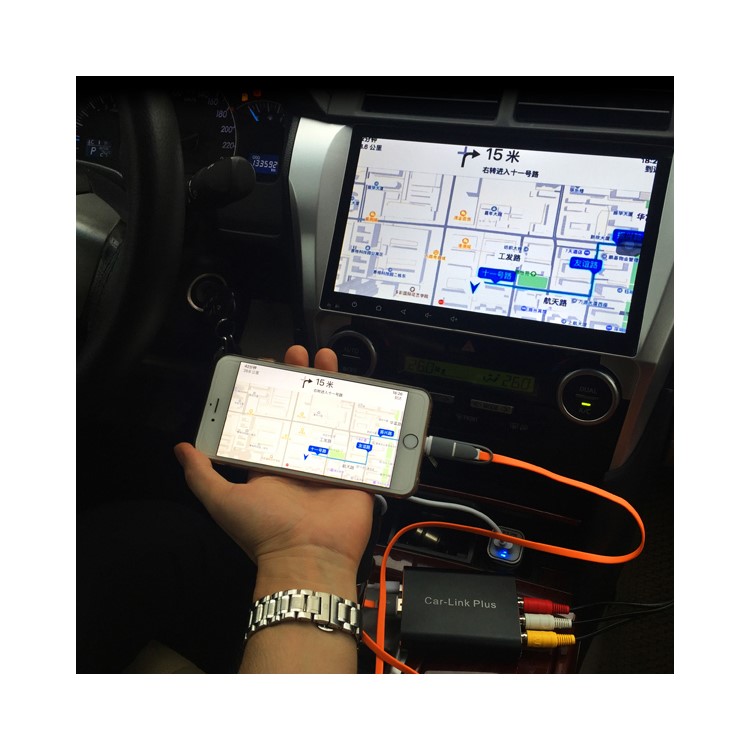 KL-X1 Car-Link Plus Display Box Universal HDMI Mirror Phone to Car DVD Screen Box - Black-2