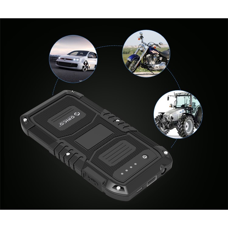 ORICO CS1-BK 4000mAh Portable Car Jump Starter Multi-function Booster Power Bank - Black-12