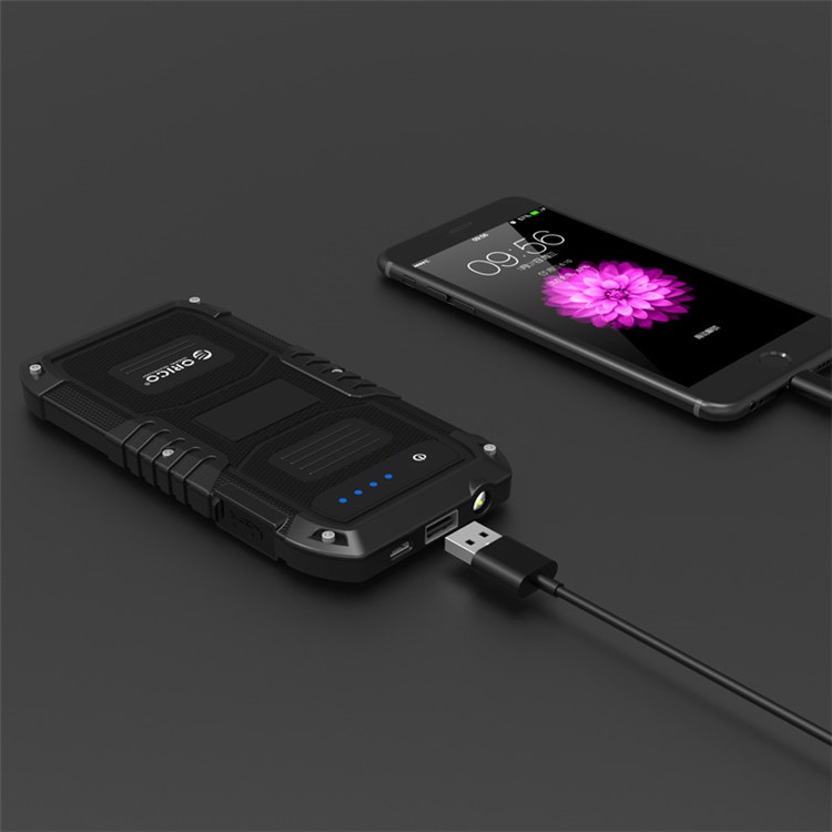 ORICO CS1-BK 4000mAh Portable Car Jump Starter Multi-function Booster Power Bank - Black-8