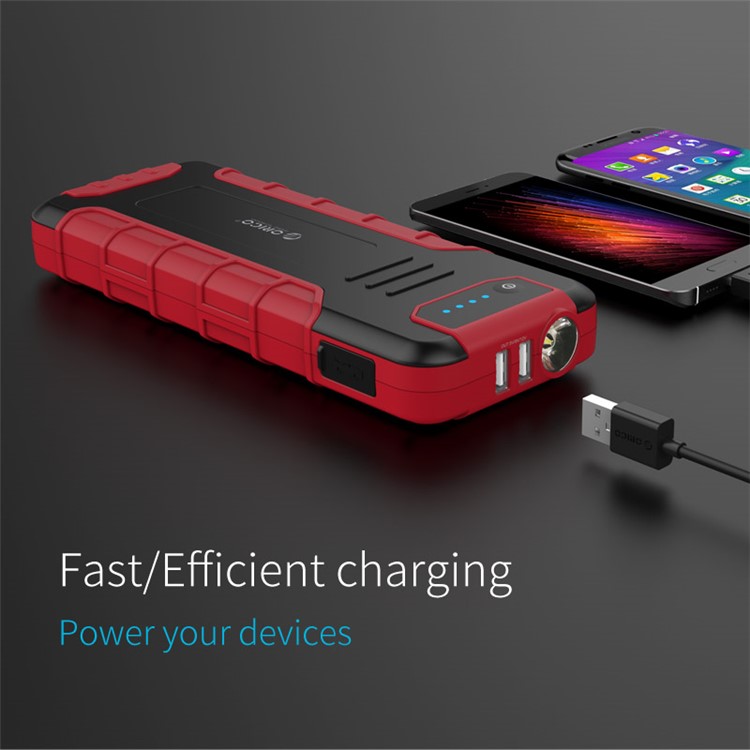 ORICO CS3-BK 18000mAh Portable Car Jump Starter Multi-function Booster Power Bank - Black-12