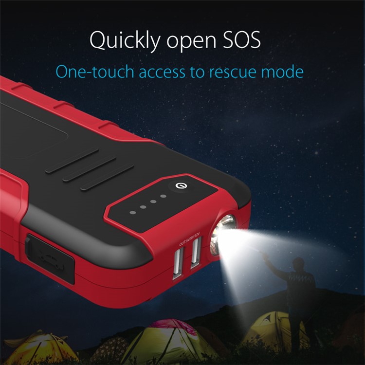 ORICO CS3-BK 18000mAh Portable Car Jump Starter Multi-function Booster Power Bank - Black-13
