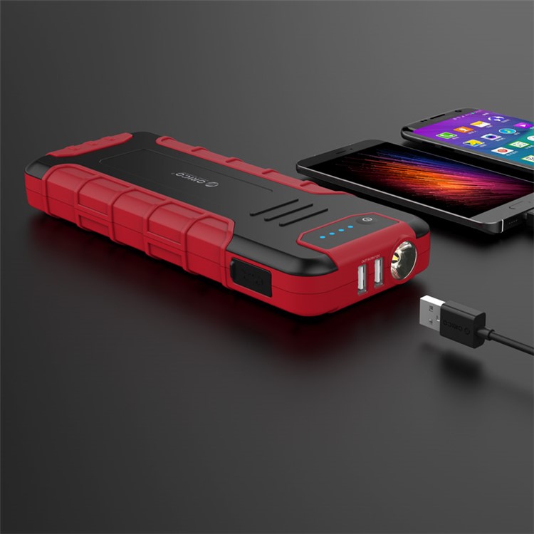 ORICO CS3-BK 18000mAh Portable Car Jump Starter Multi-function Booster Power Bank - Black-9