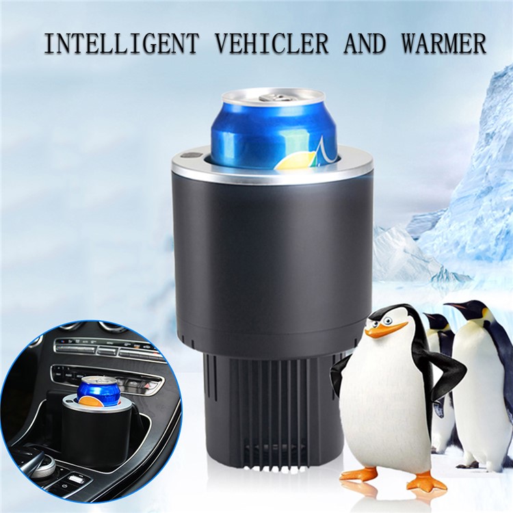 Easy Operation Lightweight Vehicle-mounted Double Mode Cold and Hot Cup Holder for Travel, Trip etc.-1