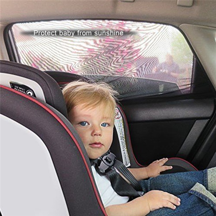 Anti-mosquito Car Window Shade Safety Sun Shades for Side Window, Size: M-6