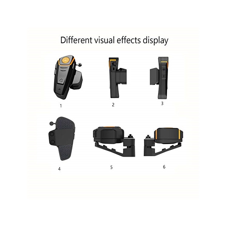 Wireless Bluetooth Motorcycle Helmet Headset Headphone-12