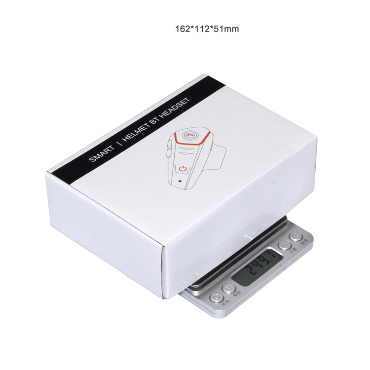 BT-S2 1000m IP67 Waterproof Moto Helmet Bluetooth Headset Motorcycle Intercom - EU Plug-20