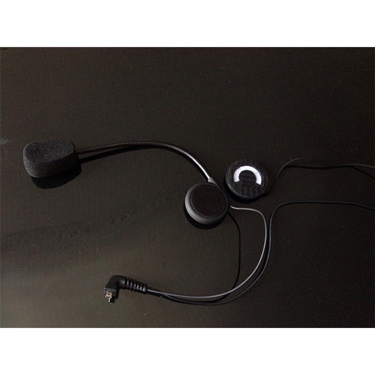 T-COMVB 800m Helmet Bluetooth Intercom Headset Waterproof Motorcycle Interphone - Black / EU Plug-6