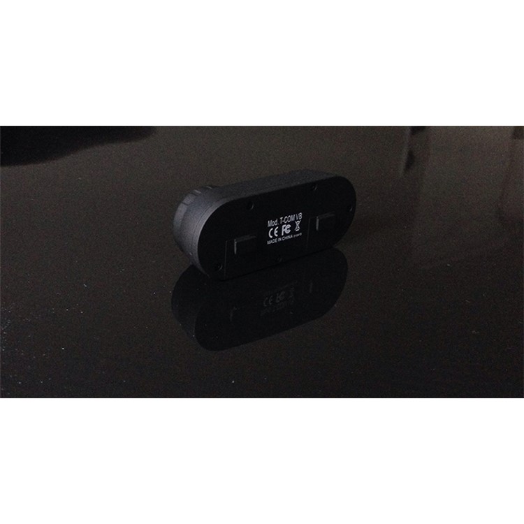 T-COMVB 800m Helmet Bluetooth Intercom Headset Waterproof Motorcycle Interphone - Black / EU Plug-7