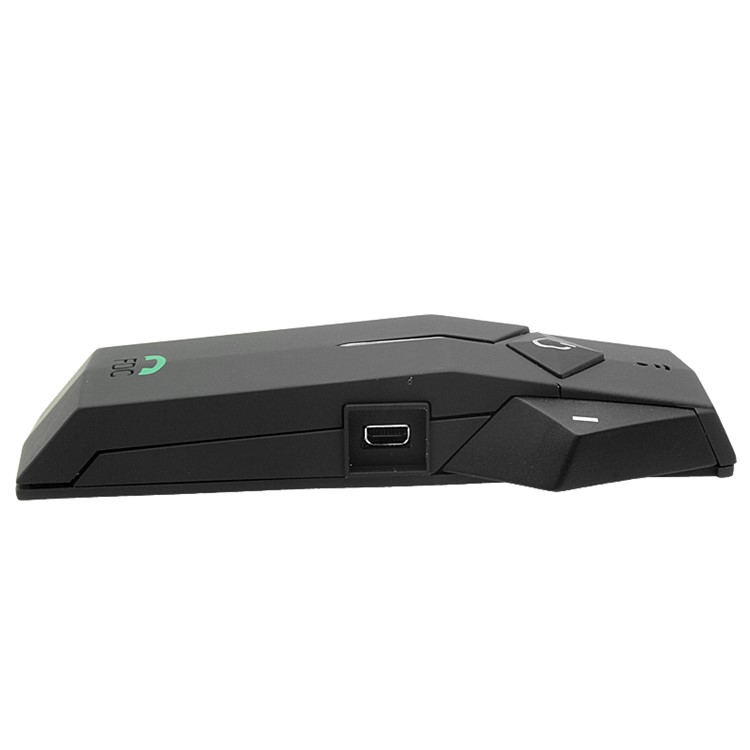 FDC 1000m Motorcycle Motorbike Helmet Bluetooth Intercom Headset Support NFC Tech - Black-14