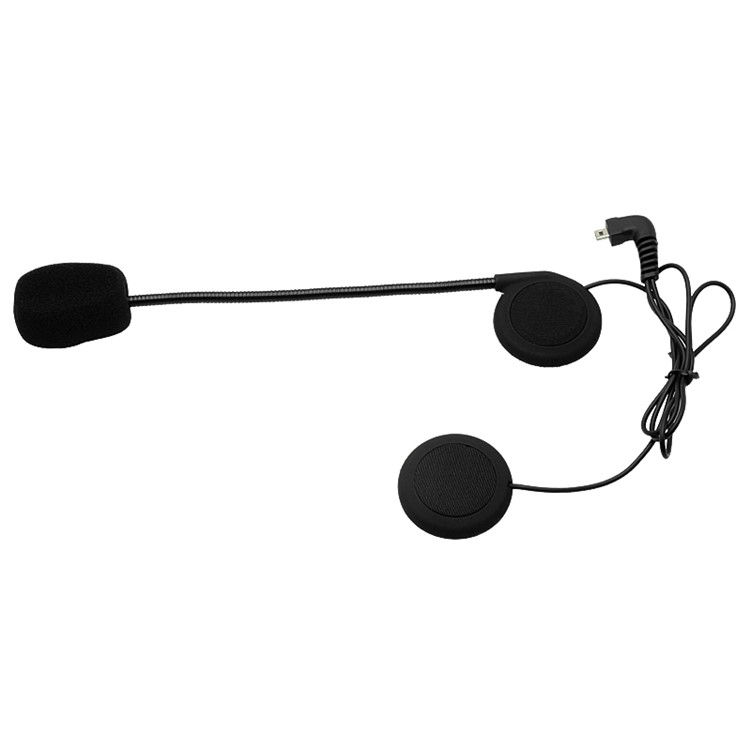 FDC 1000m Motorcycle Motorbike Helmet Bluetooth Intercom Headset Support NFC Tech - Black-3