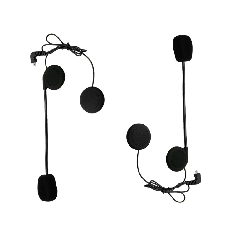FDC 1000m Motorcycle Motorbike Helmet Bluetooth Intercom Headset Support NFC Tech - Black-4