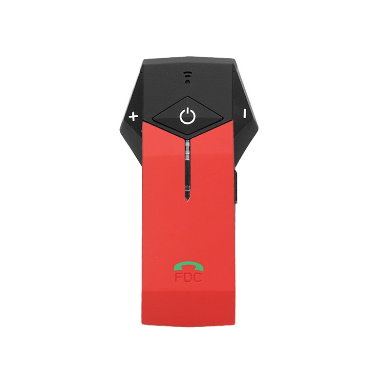 FDC 1000m Helmet Bluetooth Intercom Headset Motorcycle Interphone Support NFC Tech - Red-1