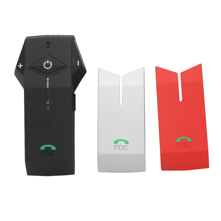 FDC 1000m Helmet Bluetooth Intercom Headset Motorcycle Interphone Support NFC Tech - Red-3