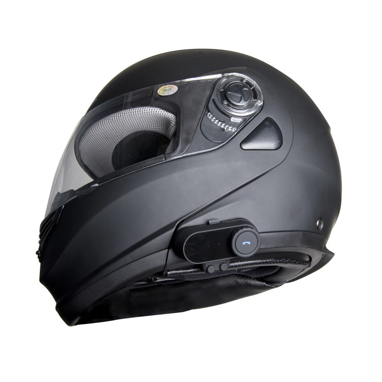 T-COMVB 800m Motorcycle/Ski Helmet Bluetooth Headphone Wireless Earphone Intercom Kit - Black-10