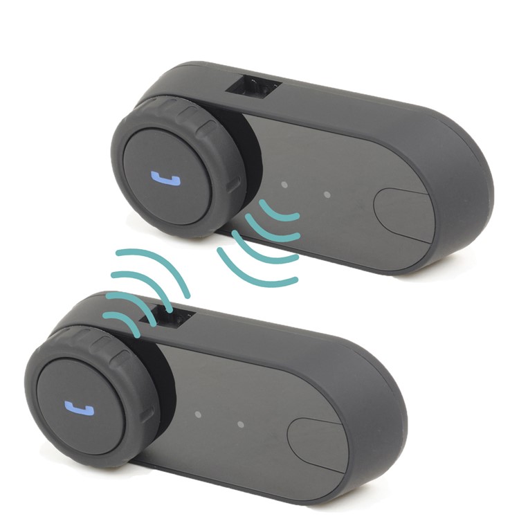 T-COMVB 800m Motorcycle/Ski Helmet Bluetooth Headphone Wireless Earphone Intercom Kit - Black-7