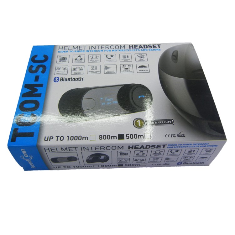 TCOM-SC 1000M Motorbike Helmet Bluetooth Intercom Kit Motorcycle Interphone-20