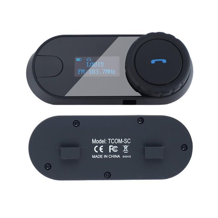 TCOM-SC 1000M Motorbike Helmet Bluetooth Intercom Kit Motorcycle Interphone-5