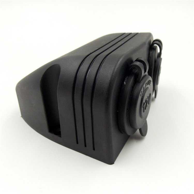 Waterproof 12V Car Motorcycle Dual USB Port Socket Charger with Cigarette Lighter-6