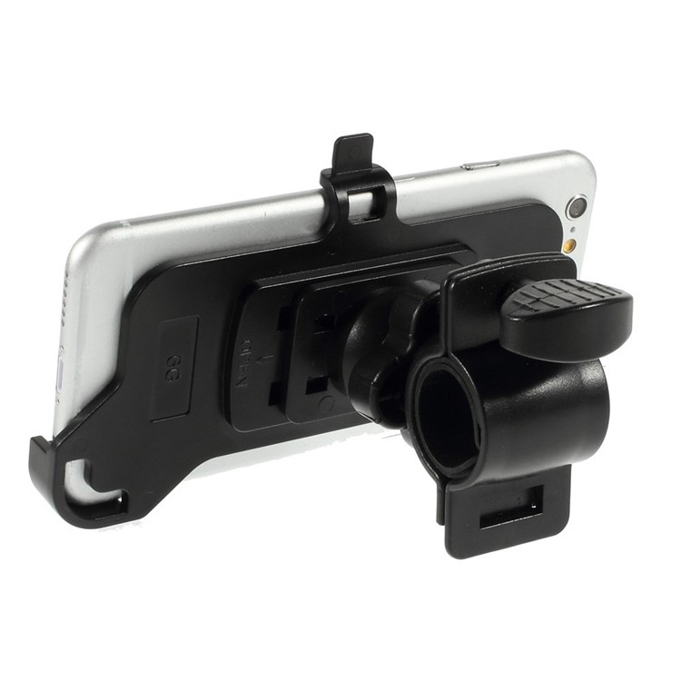 Suporte De Montagem Do Guiador Da Bicicleta Com Cabeça De Bola Giratória Para Iphone 7 6s 6 4,7 Polegadas-2