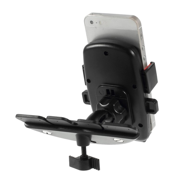 HX-M-X10 Universal Car CD Slot Mount Holder Stand Cradle for iPhone 5s Samsung Galaxy S5 mini G800, Width: 50 - 73mm-2