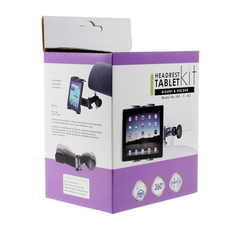 Car Air Vent Mount Holder w/ Swivel Ball-head for iPad Air Samsung Galaxy Tab 4 10.1, Width: 115-210mm-8