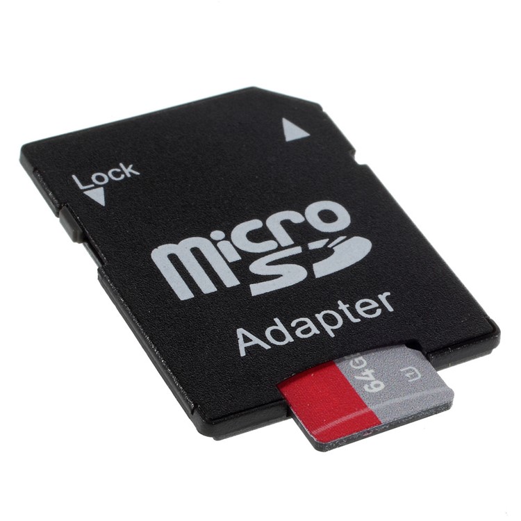 Tarjeta De Memoria SDXC Clase 10 De 64GB De Alta Velocidad Con Adaptador De Tarjeta-2