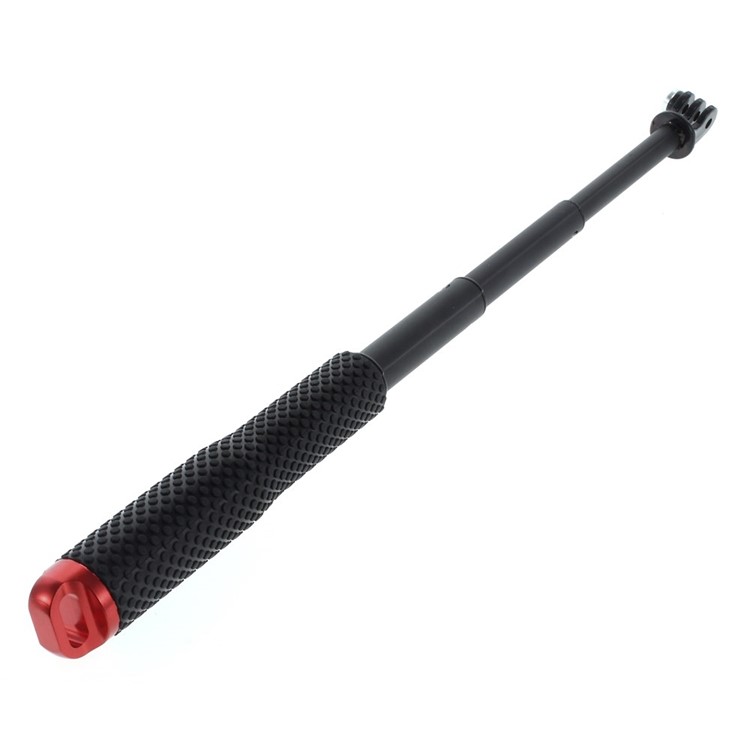 Red Extendable Self-portrait Handheld Monopod with Tripod Adapter for GoPro Hero 4 3+ 3 2 1-2