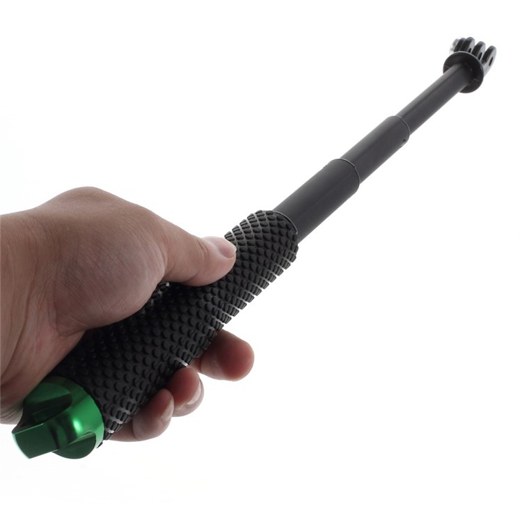 Green Extendable Self-portrait Handheld Monopod with Tripod Adapter for GoPro Hero 4 3+ 3 2 1-3