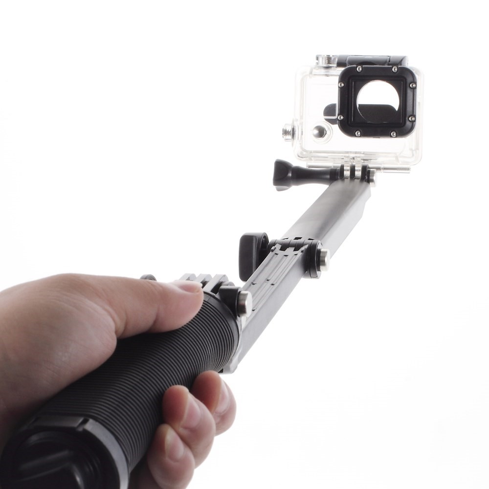 Folding Self-portrait Monopod with Tripod Stand for GoPro Hero 4 3+ 3 2 1-9