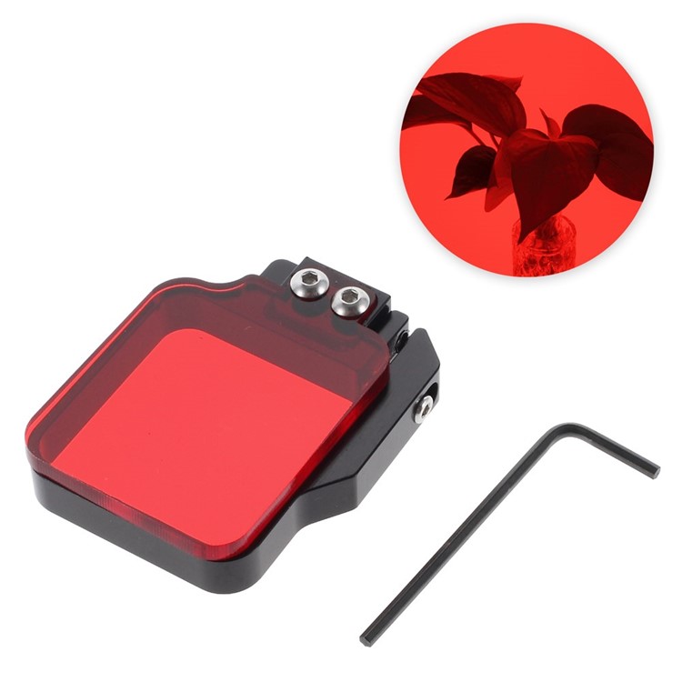 Red Diving Filter Standard Housing Scuba Accessory for GoPro Hero 4 and Hero 3+-1