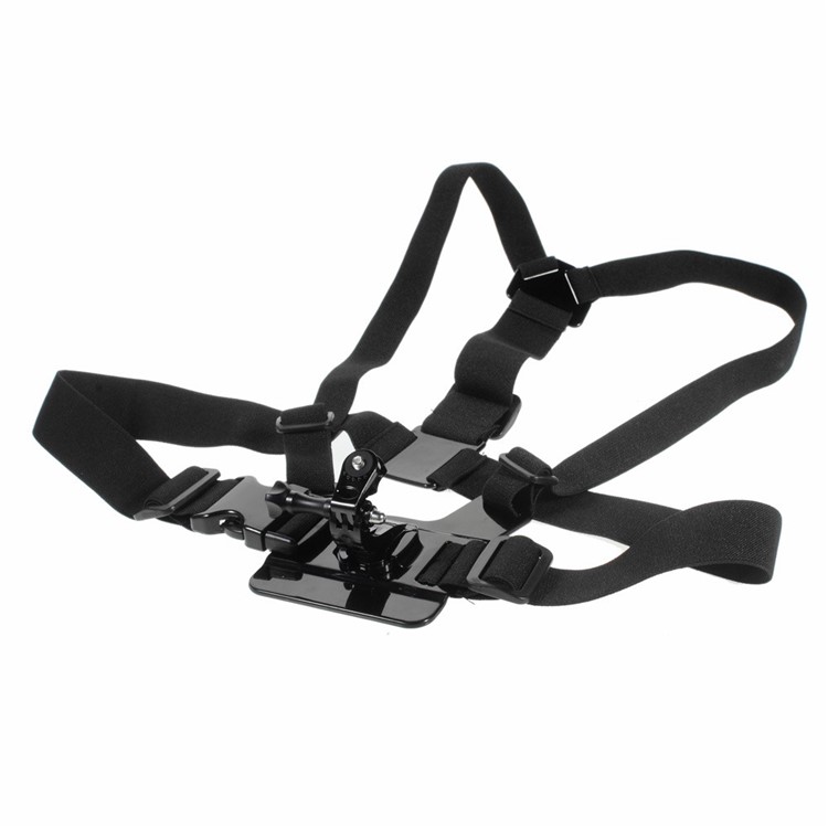ÀS-Y03 Cinta de caixa de corpo destacável e gancho de j com parafuso de bloqueio para câmera GoPro Hero / SJ / XiaoYi-3