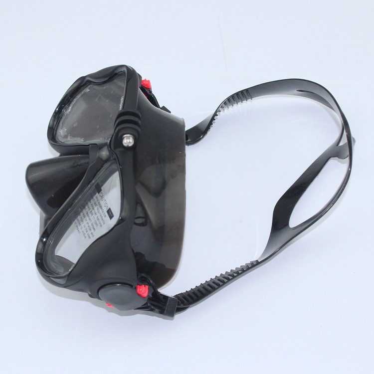 Diving Mask Scuba Goggles Glasses with Camera Mount for GoPro Hero 4/3+/3/2/1 SJ4000/SJ5000 - Black-3