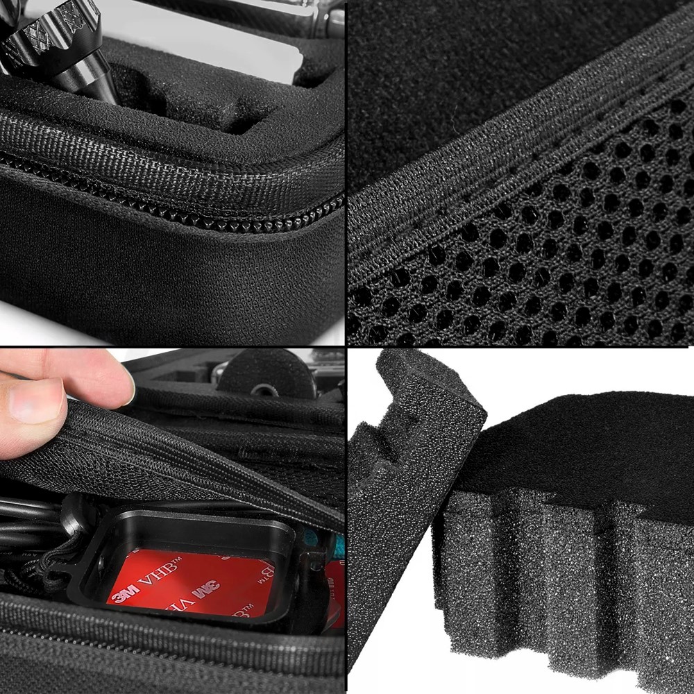 GoPro Small Size Travel Carry Storage Bag Kit Tool Case for GoPro HERO3 - Black-5