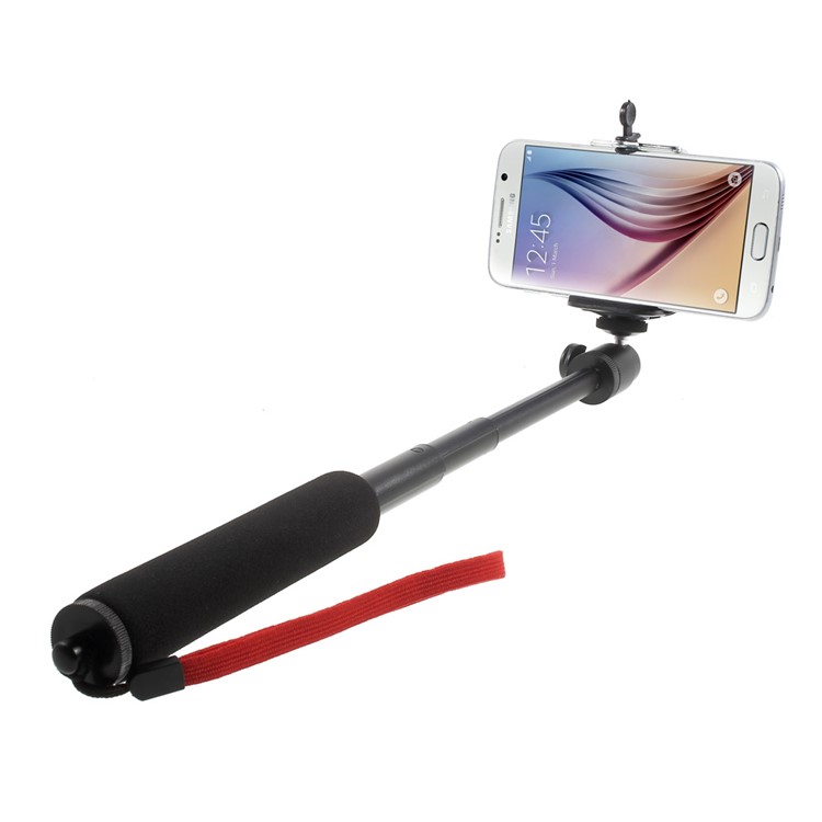 Monopod Extensible Del Selfie Con El Adaptador Del Trípode + Abrazadera Del Teléfono Para El Iphone 6 Teléfonos Móviles De Samsung S6 Cámaras Gopro Del Héroe-1