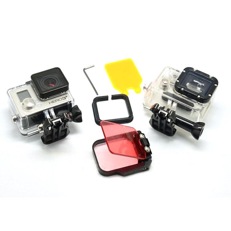 Underwater Diving Filter Lens with Metal Frame for GoPro Hero 3 - Red Color-12