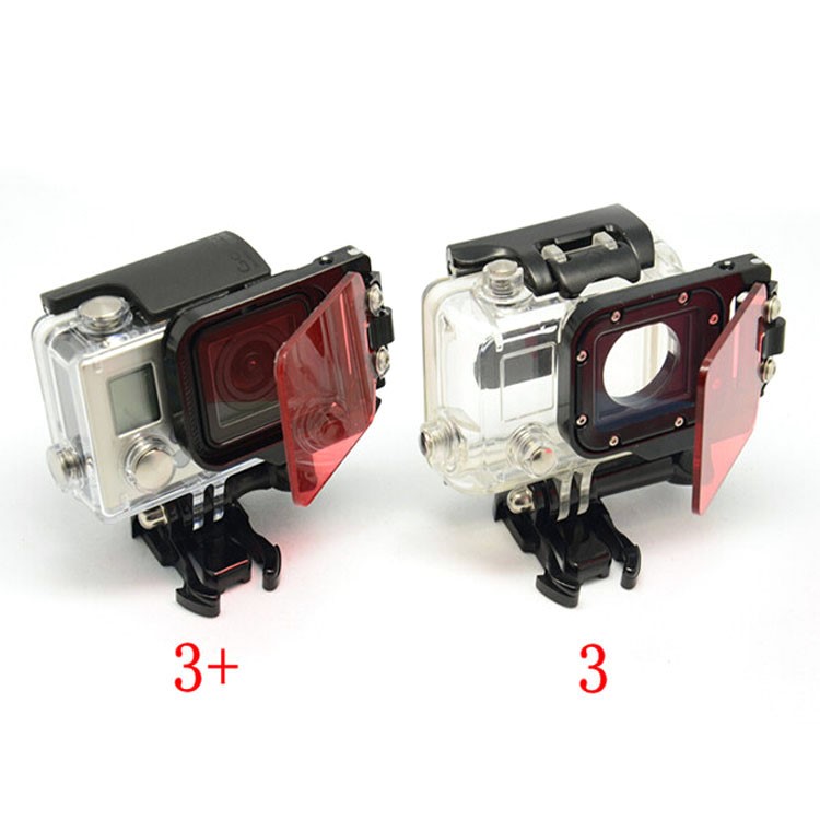 Underwater Diving Filter Lens with Metal Frame for GoPro Hero 3 - Red Color-5
