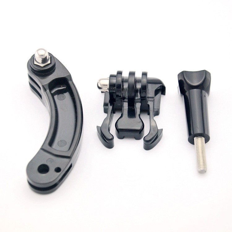 Curved Extension Arm + Tripod Mount Adapter + Screw for GoPro HERO 4/3+/3/2/1/SJ4000/SJ5000/SJ6000/Xiaomi Yi-2