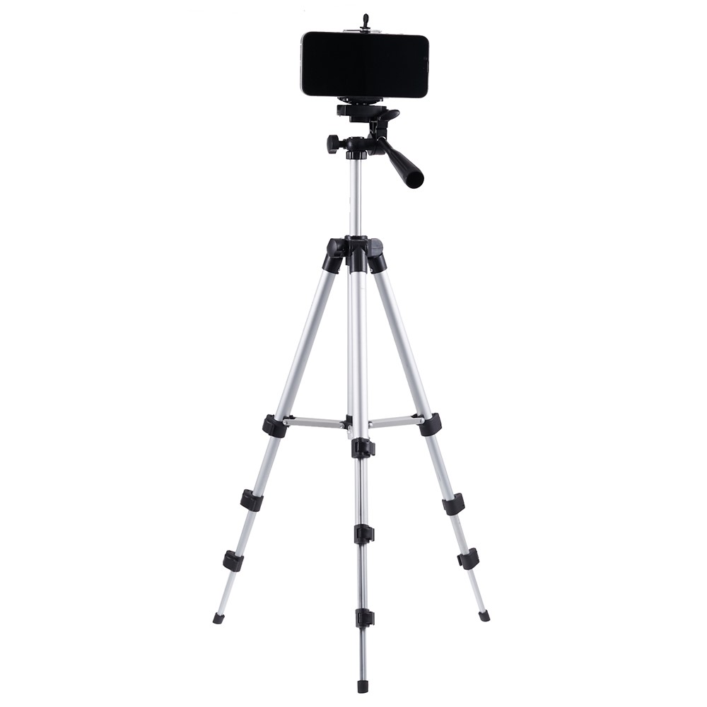 Retractable Aluminum Alloy Tripod Mount for GoPro / DSLR Camera / Fishing Flashlight-3
