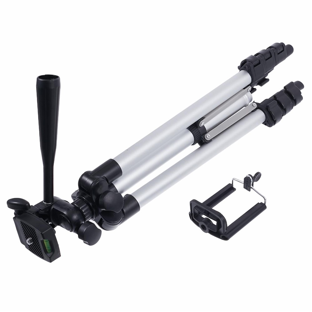 Retractable Aluminum Alloy Tripod Mount for GoPro / DSLR Camera / Fishing Flashlight-7