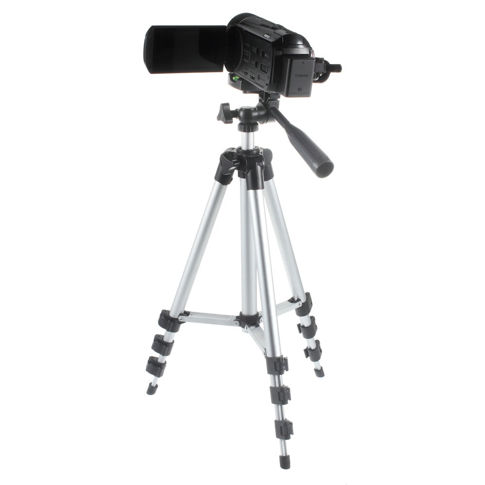 Montagem de tripé de liga de alumínio retrátil 3110 para GoPro / DSLR câmara-3