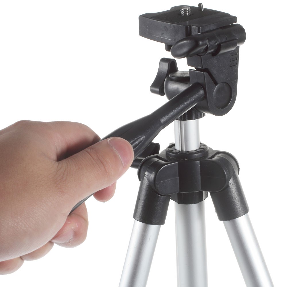 Montagem de tripé de liga de alumínio retrátil 3110 para GoPro / DSLR câmara-7