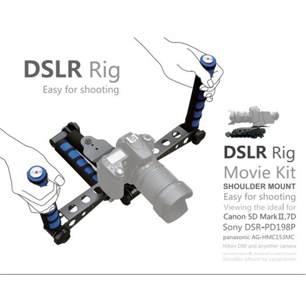 Алюминиевый Сплав Складной DSLR Rig Kip Kip Комплект Приветный Стапон. DSLR -камеры-8