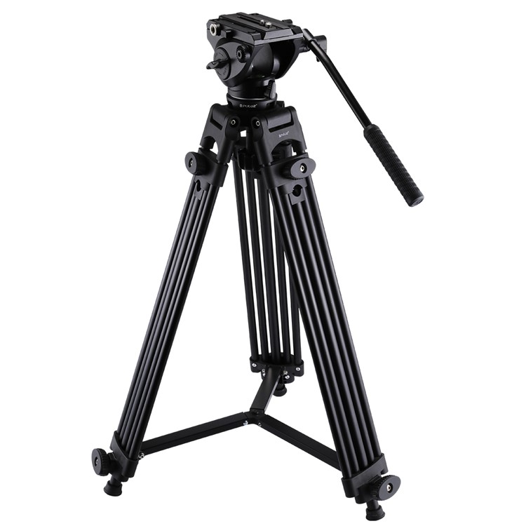 PULUZ PU3004 Aluminum Alloy Camera Tripod for Sony, Nikon, Canon DSLR Cameras - Black-2