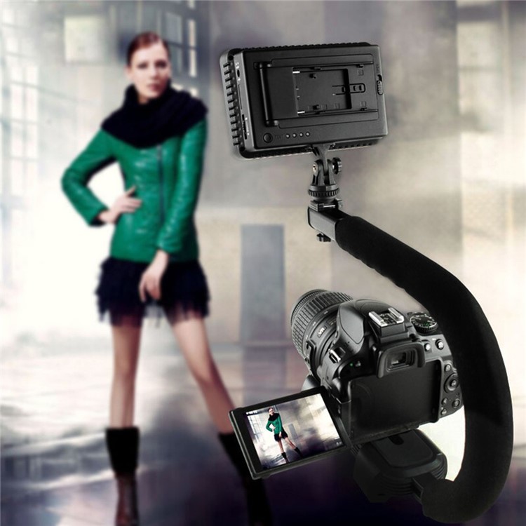 PULUZ PU3005 U Shape Stabilizing Handle Bracket for DV Camcorder, DSLR Camera-10