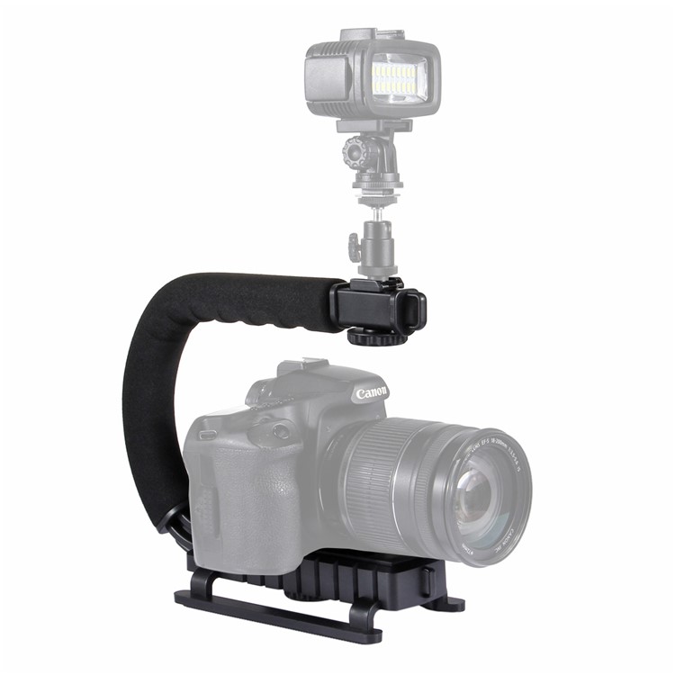 PULUZ PU3005 U Shape Stabilizing Handle Bracket for DV Camcorder, DSLR Camera-4