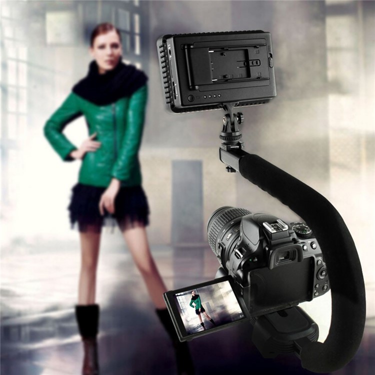 PULUZ PU3006 U Shape Stabilizing Handle Bracket for DV Camcorder, DSLR Camera-8